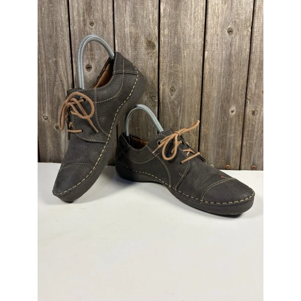 Josef Seibel Shoes Womens EU 37 US 6.5 Brown Leather Fergey 20 Mocassins